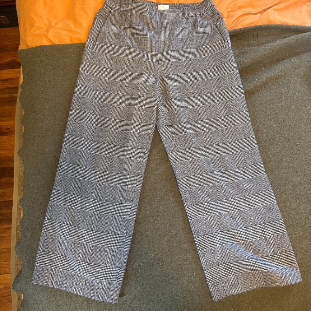 Wilfred Easy Cropped High-waisted Wool & Cashmere Blend Pants -L